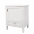 24-inch White Vanity Ceramic Top C24WT